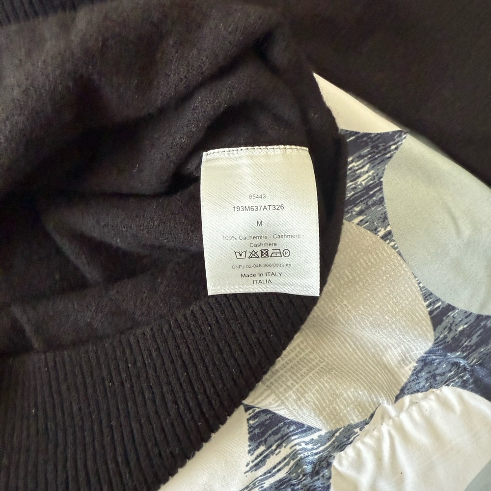 Christian Dior Black Cashmere Sweater - Picture 3 of 4